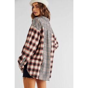 NWOT / Free People / Wildfire Plaid Top / sz L